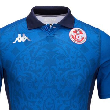 Maillot Tunisie Bleu Kappa