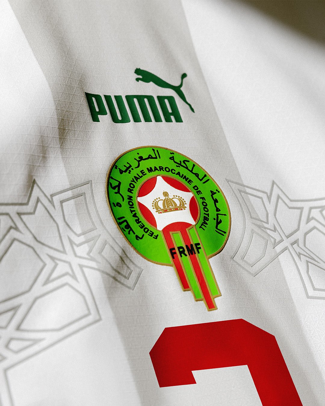 Maillot Maroc Blanc Puma - Collection Officielle